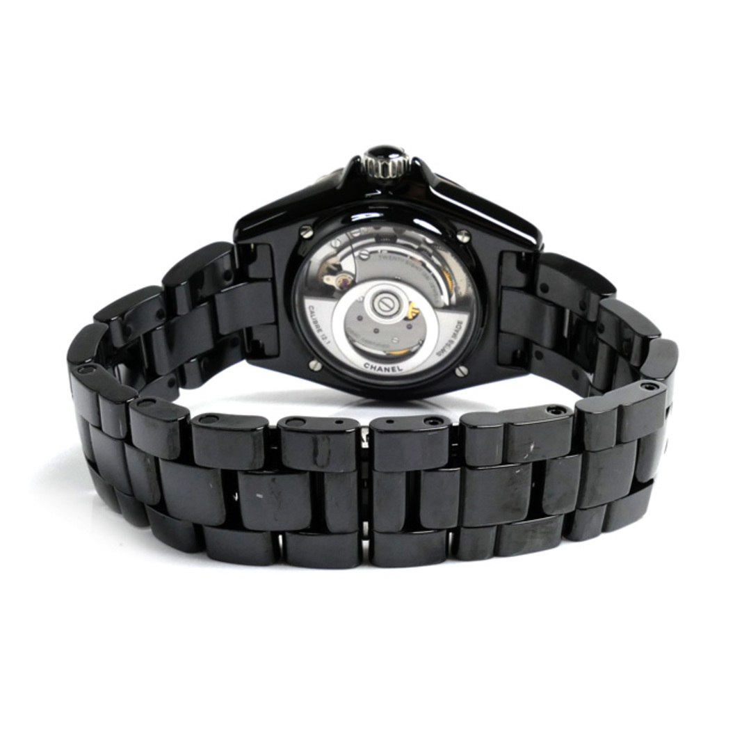 CHANEL(シャネル)のCHANEL シャネル J12 38mm 12PD 腕時計 自動巻き ブラック H5702 メンズ【中古】【美品】 メンズの時計(腕時計(アナログ))の商品写真