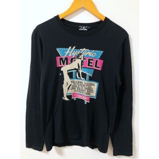 ヒステリックグラマー(HYSTERIC GLAMOUR)のHYSTERIC GLAMOUR（ヒステリックグラマー）0263CL07　MOTEL　ガールプリント 長袖Ｔシャツ　ロンT【E2751-007】(Tシャツ/カットソー(七分/長袖))