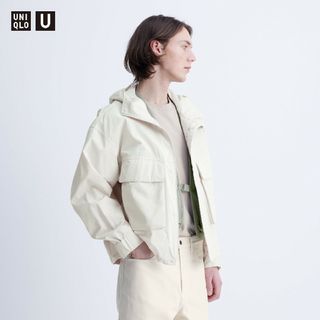 ユニクロ(UNIQLO)の新品未使用　ユニクロ　ユーティリティフーデッドジャケット　ライトグレー　ＸＸＬ(その他)