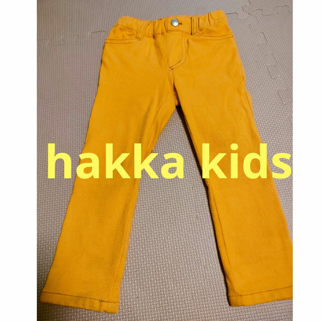 hakka kids(ハッカキッズ)のhakka kids  ズボン　黄色　100サイズ キッズ/ベビー/マタニティのキッズ服男の子用(90cm~)(パンツ/スパッツ)の商品写真