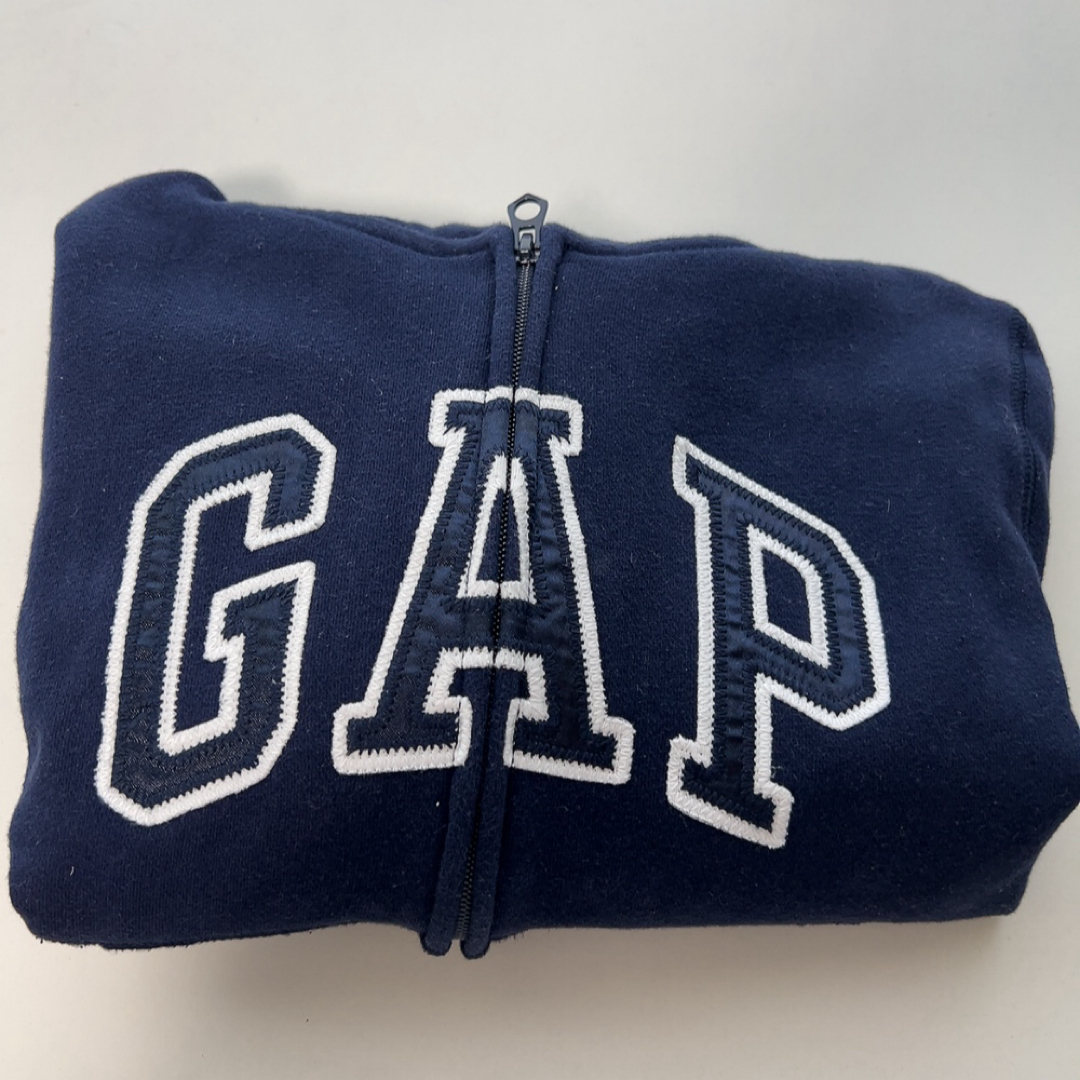 GAP(ギャップ)のキッズ 子供服 GAP ギャップ パーカー ジップアップ  ネイビー 120 キッズ/ベビー/マタニティのキッズ服男の子用(90cm~)(ジャケット/上着)の商品写真