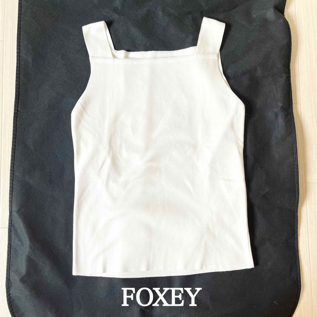 FOXEY(フォクシー)のFOXEY フォクシー　41211 KNIT TOP "VOYAGE"   レディースのトップス(シャツ/ブラウス(半袖/袖なし))の商品写真