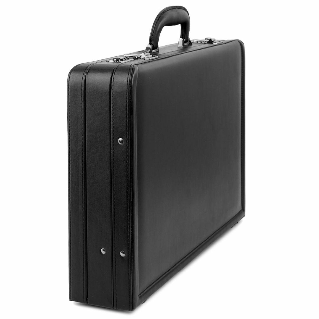 Samsonite(サムソナイト)のビジネスバッグ samsonite サムソナイト 43115-1041 LEATHER BUSINESS CASES Leather Attach_ レザーアタッシュケース メンズ 男性 BLACK ブラック メンズのバッグ(ビジネスバッグ)の商品写真