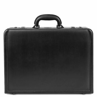 サムソナイト(Samsonite)のビジネスバッグ samsonite サムソナイト 43115-1041 LEATHER BUSINESS CASES Leather Attach_ レザーアタッシュケース メンズ 男性 BLACK ブラック(ビジネスバッグ)