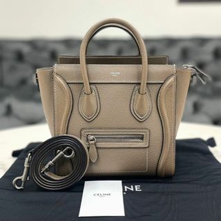 CELINE - 未使用に近い☆ セリーヌ ラゲージ ナノ ハンドバッグ CELINE - 未使用に近い☆ セリーヌ ラゲージ ナノ ハンドバッグ