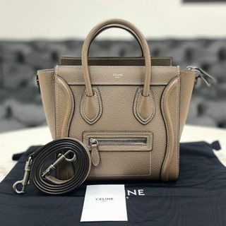 セリーヌ(celine)の未使用に近い☆　セリーヌ　ラゲージ　ナノ　ハンドバッグ　スリ　2022年(ハンドバッグ)