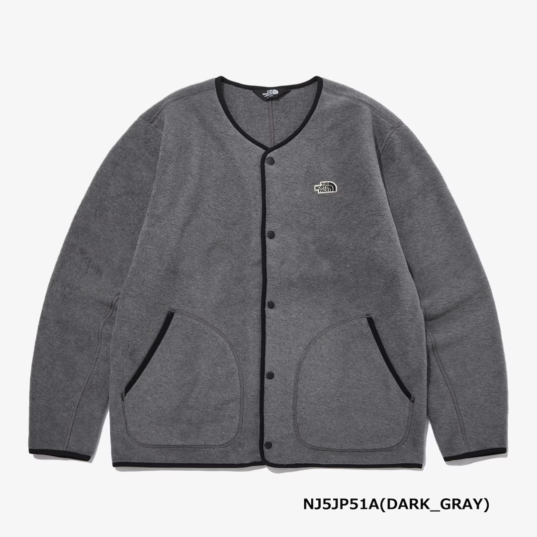 THE NORTH FACE(ザノースフェイス)の【韓国限定】ノースフェイス CARDIGAN カーディガン ダークグレー　M メンズのトップス(カーディガン)の商品写真