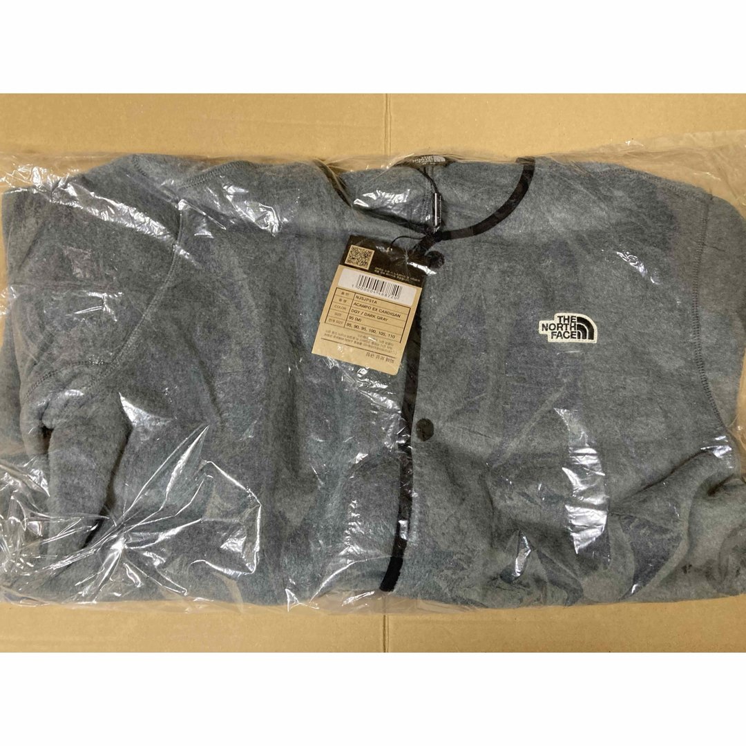 THE NORTH FACE(ザノースフェイス)の【韓国限定】ノースフェイス CARDIGAN カーディガン ダークグレー　M メンズのトップス(カーディガン)の商品写真