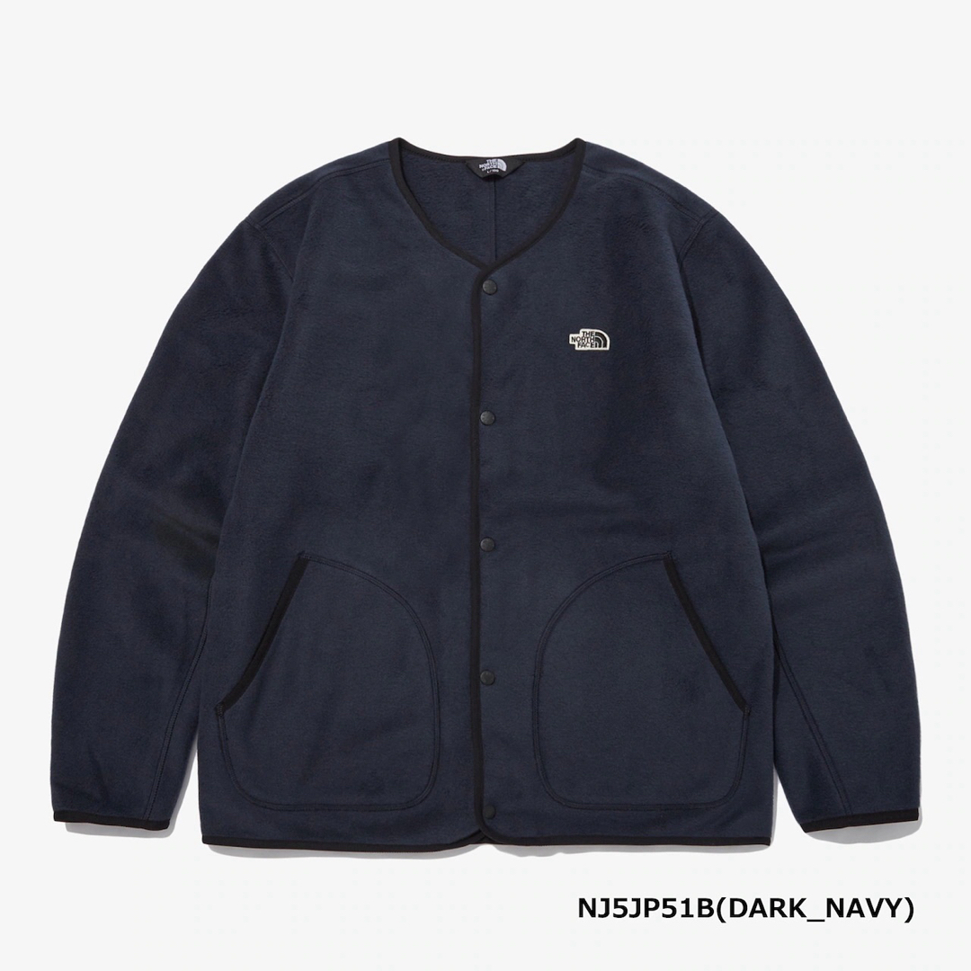 THE NORTH FACE(ザノースフェイス)の【韓国限定】ノースフェイス CARDIGAN カーディガン ダークネイビー　S レディースのトップス(カーディガン)の商品写真