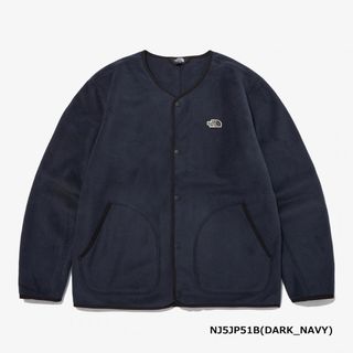 ザノースフェイス(THE NORTH FACE)の【韓国限定】ノースフェイス CARDIGAN カーディガン ダークネイビー　S(カーディガン)