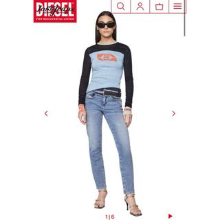 ディーゼル(DIESEL)の新品未使用 DIESEL❤︎ジョグジーンズ スキニーレディース 23インチ(デニム/ジーンズ)