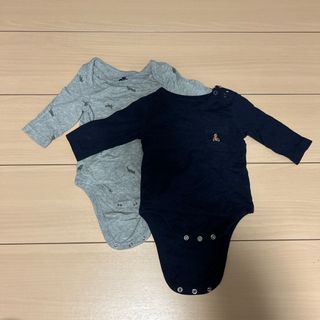 ベビーギャップ(babyGAP)のGAP ベビー　ロンパース　長袖　2枚セット(ロンパース)