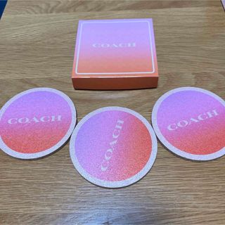 COACH - 【非売品】COACH コースター3枚セット