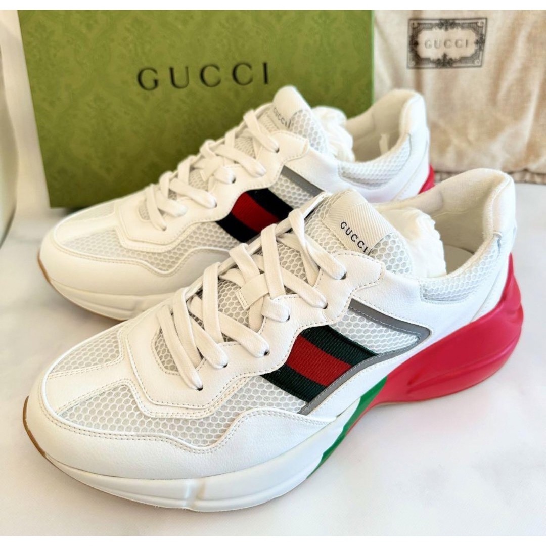 Gucci(グッチ)の新品　GUCCIグッチ　スニーカー　ライトンスニーカー　10.5(29.5cm) メンズの靴/シューズ(スニーカー)の商品写真