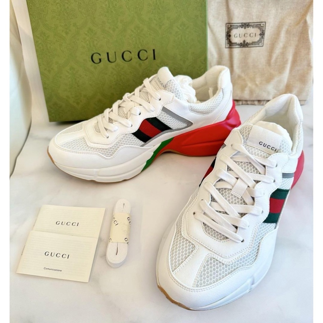 Gucci(グッチ)の新品　GUCCIグッチ　スニーカー　ライトンスニーカー　10.5(29.5cm) メンズの靴/シューズ(スニーカー)の商品写真