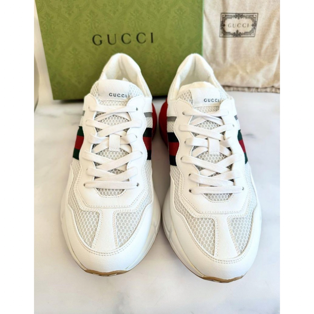 Gucci(グッチ)の新品　GUCCIグッチ　スニーカー　ライトンスニーカー　10.5(29.5cm) メンズの靴/シューズ(スニーカー)の商品写真