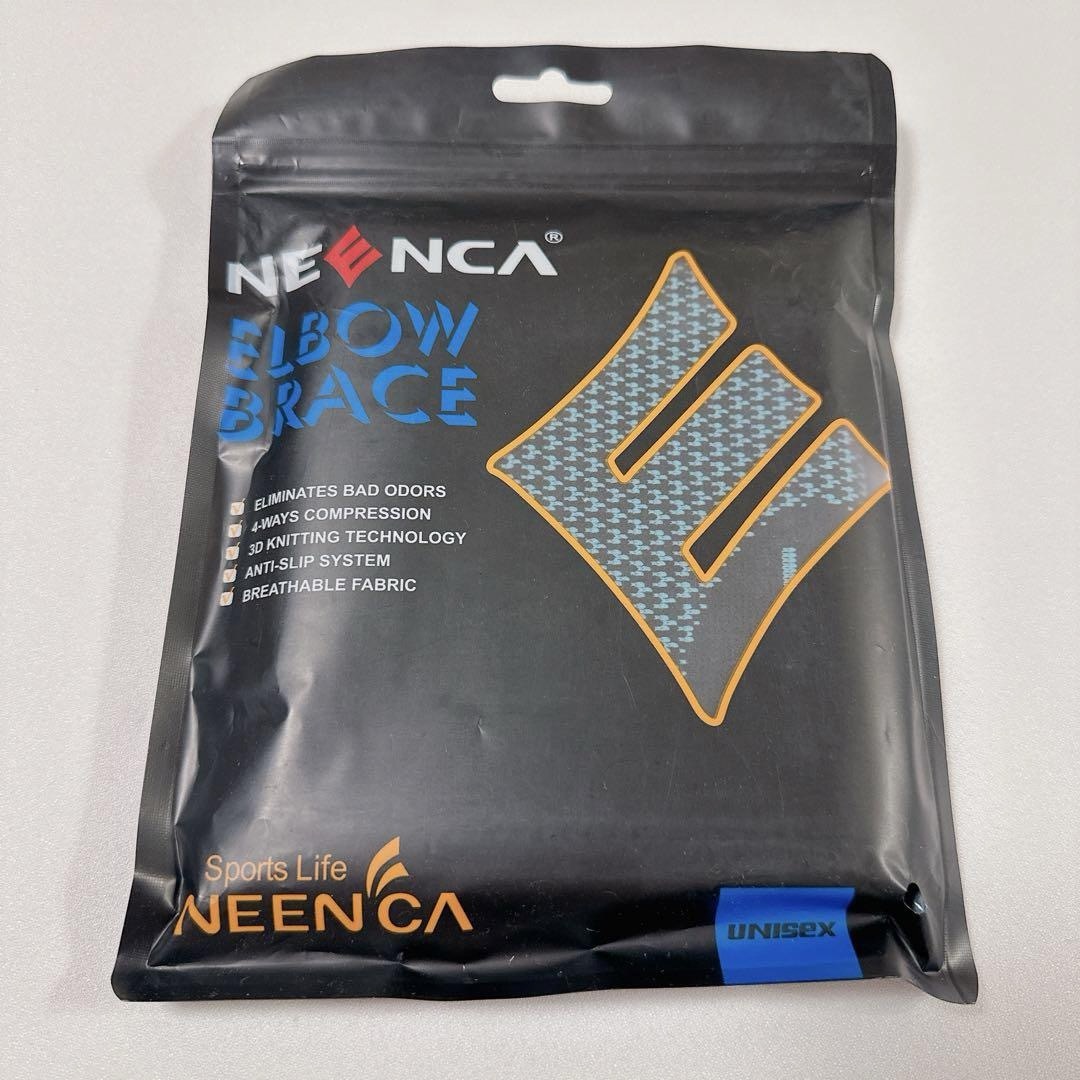 NEENCA 肘サポーター XL ひじ用 通気性 2枚入 ブルー スポーツ/アウトドアのトレーニング/エクササイズ(トレーニング用品)の商品写真