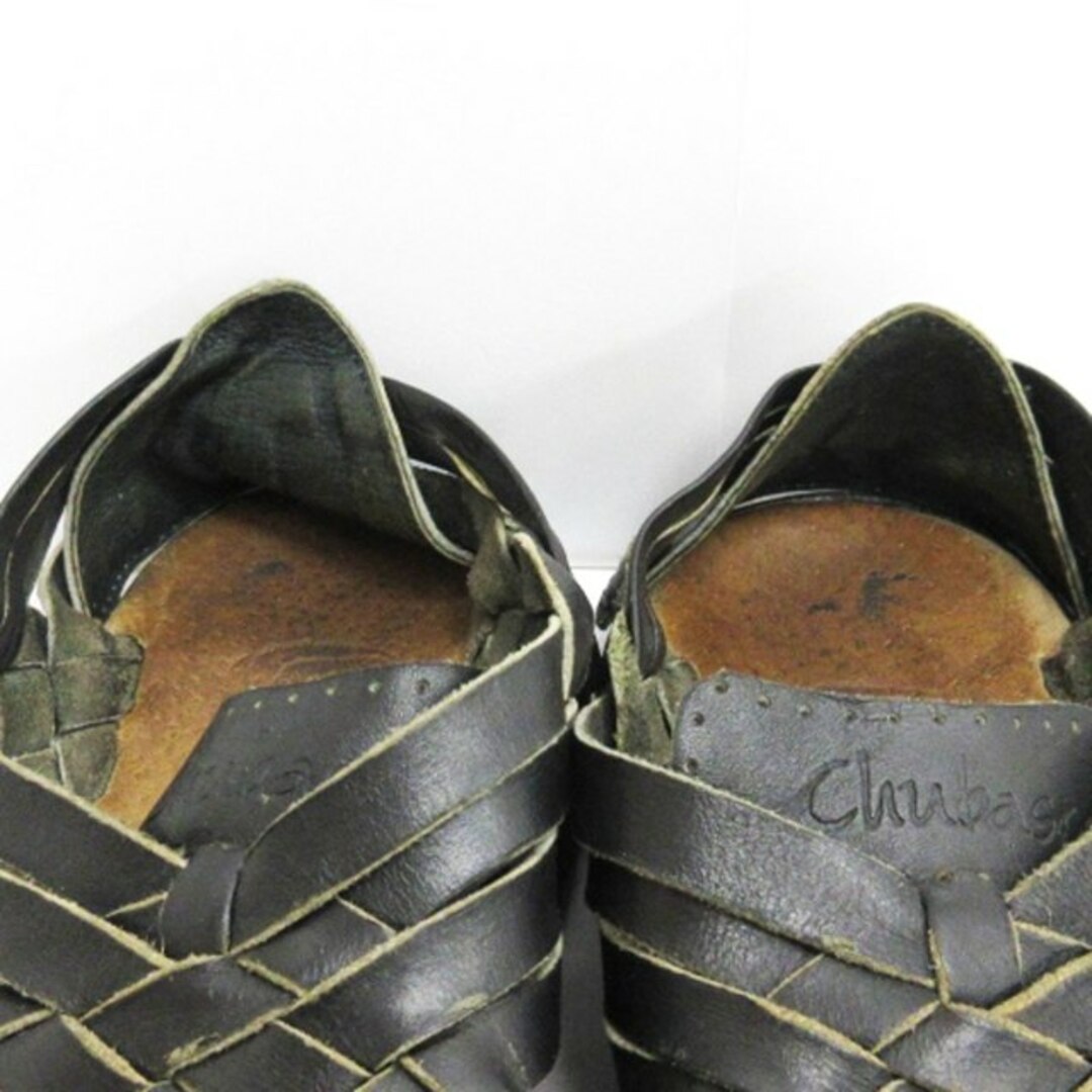 other(アザー)のチュバスコ グルカ サンダル レザー 編み込み ブラック US7 25 ■ECS レディースの靴/シューズ(サンダル)の商品写真