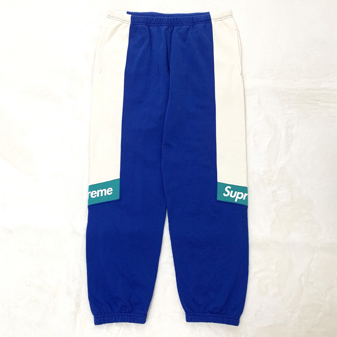 Supreme(シュプリーム)のSupreme 20SS Color Blocked Sweatpant 青 M メンズのパンツ(その他)の商品写真