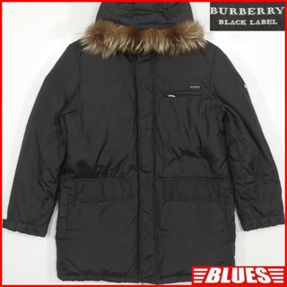 BURBERRY BLACK LABEL - 廃盤 バーバリーブラックレーベル L ダウンジャケット ノバチェック JJ839