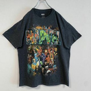 マーベル(MARVEL)のMARVEL 半袖 ヒーローアニメプリントシャツ Lサイズ(Tシャツ/カットソー(半袖/袖なし))