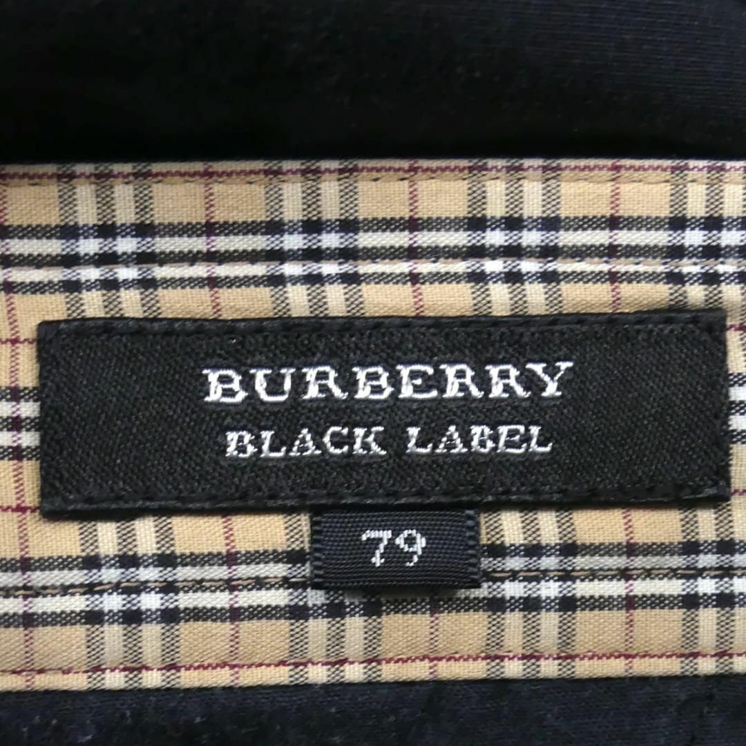 BURBERRY BLACK LABEL(バーバリーブラックレーベル)の廃盤 バーバリーブラックレーベル ハーフパンツ ノバチェック 黒 JJ814 メンズのパンツ(ショートパンツ)の商品写真