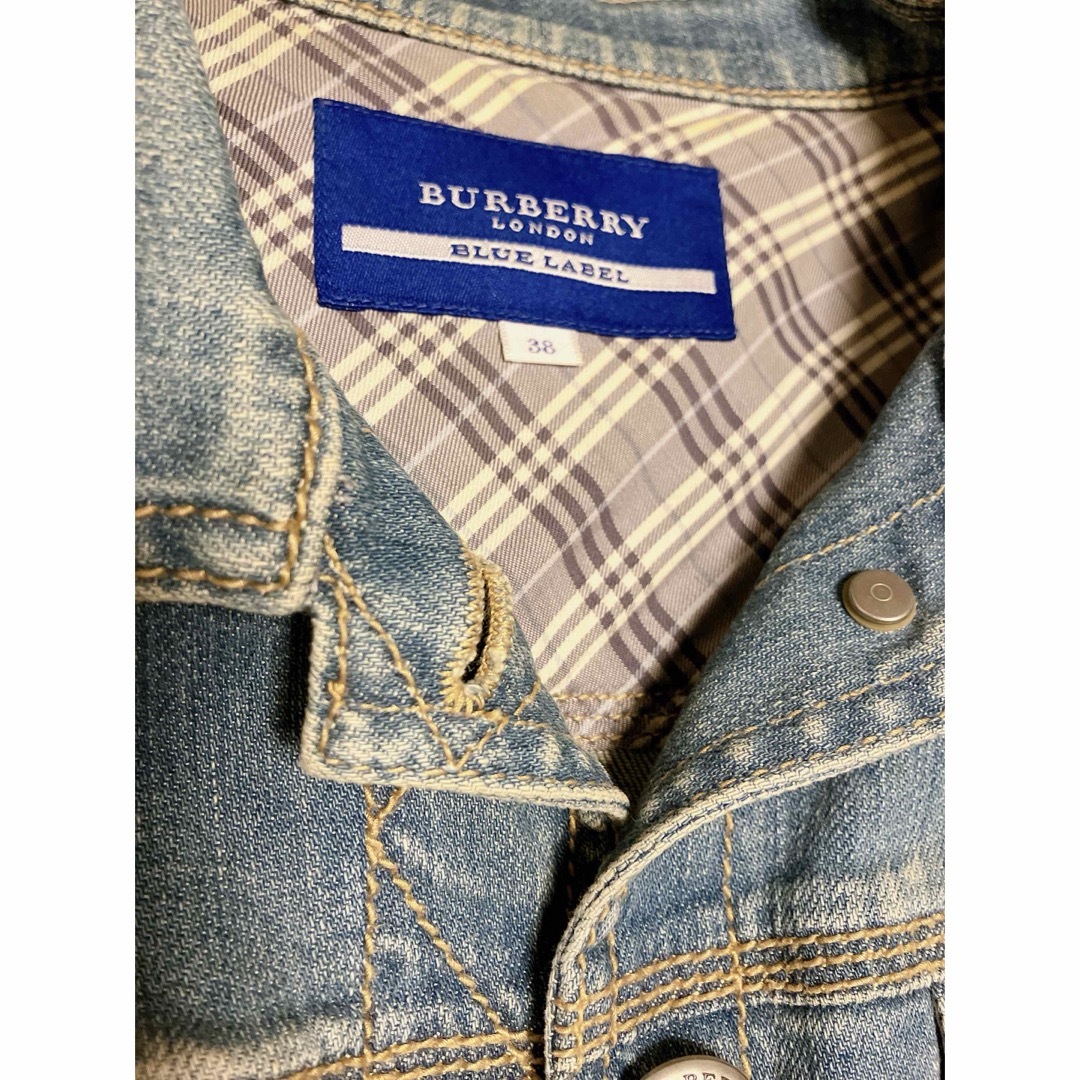 BURBERRY BLUE LABEL(バーバリーブルーレーベル)のバーバリー ブルーレーベル Gジャン レディースのジャケット/アウター(Gジャン/デニムジャケット)の商品写真