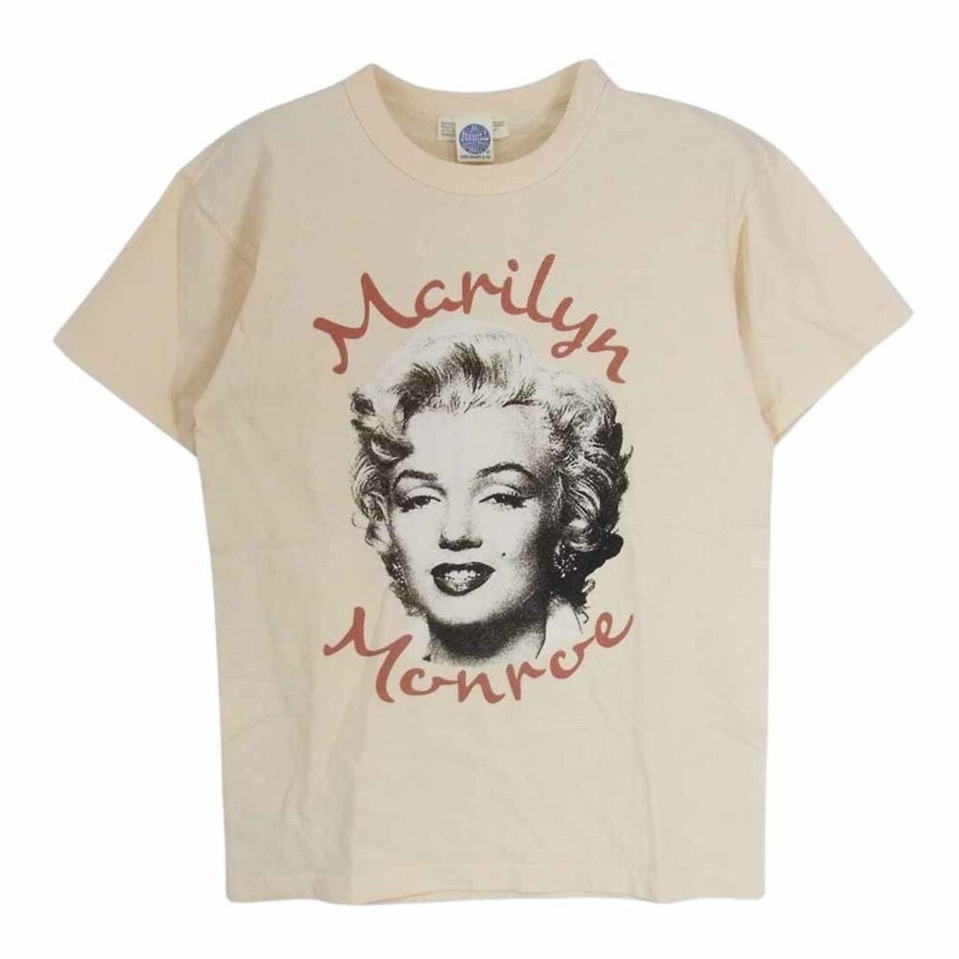 TOYS McCOY(トイズマッコイ)のTOY'S McCOY トイズマッコイ TMC2113 MARILYN MONROE TEE マリリンモンロー プリント 半袖 Tシャツ ベージュ系 S【中古】 メンズのトップス(シャツ)の商品写真