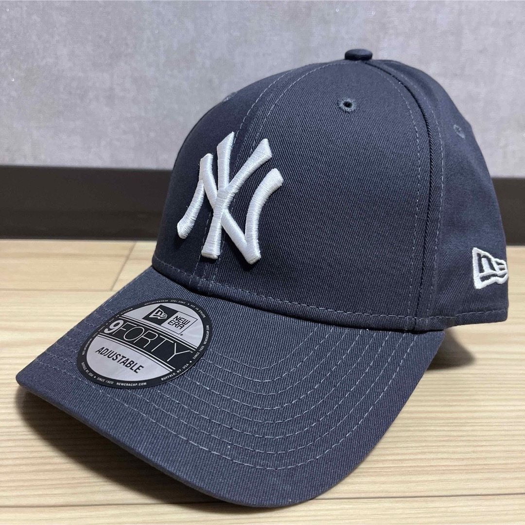 NEW ERA(ニューエラー)のニューエラ　NEW ERA NY ニューヨークヤンキース　チャコールグレー メンズの帽子(キャップ)の商品写真