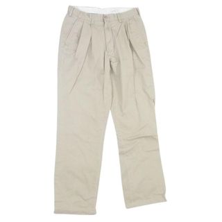 ポロラルフローレン(POLO RALPH LAUREN)のPOLO RALPH LAUREN ポロ・ラルフローレン 2タック チノ トラウザー パンツ ベージュ系 38【中古】(その他)