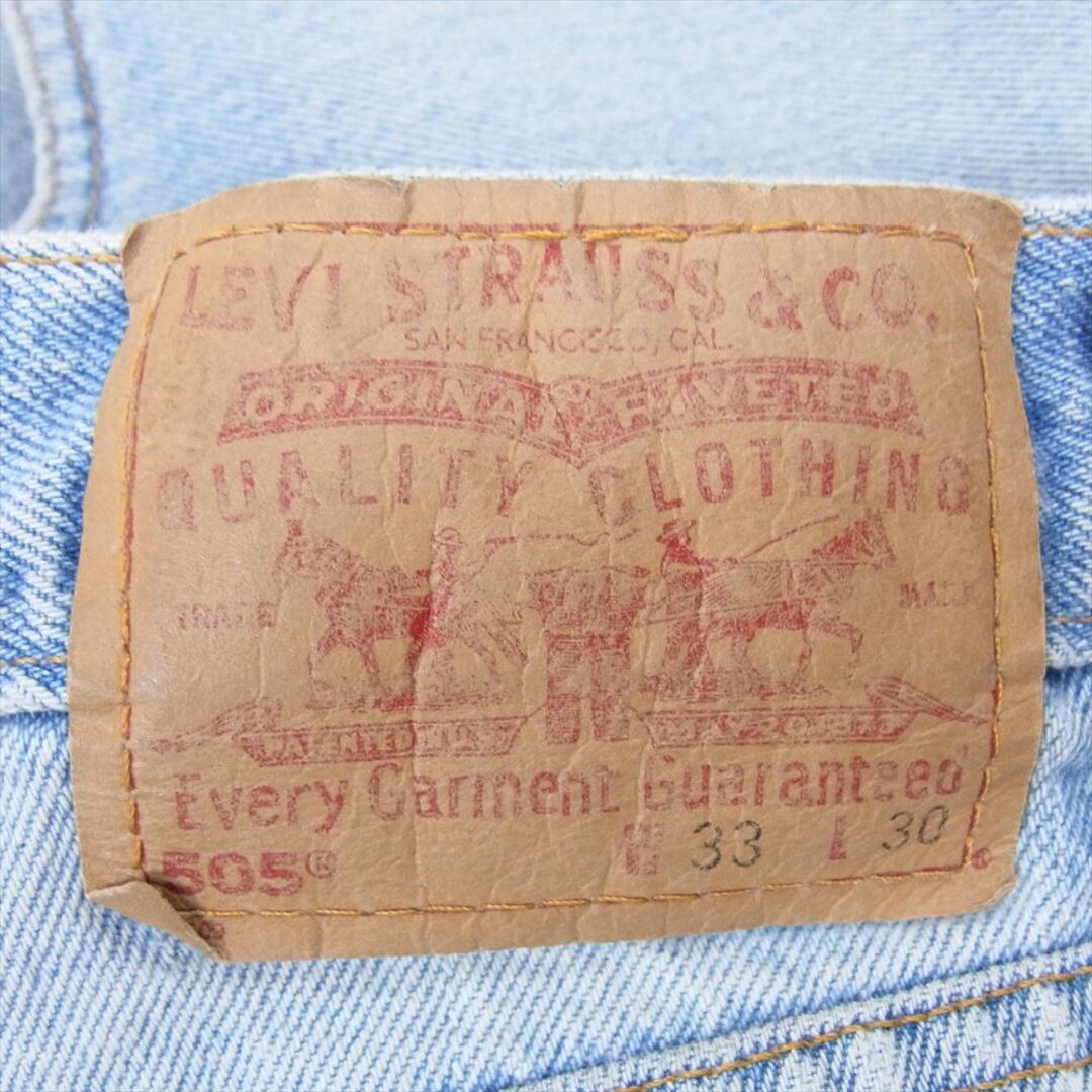 Levi's(リーバイス)のLevi's リーバイス USA製 505 02年4月製 00s デニム パンツ ジーンズ インディゴブルー系 33【中古】 メンズのパンツ(その他)の商品写真