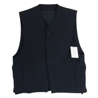 シュタイン Stain ST.277-1 ADJUSTABLE VEST ウールギャバ ベスト ブラック系 S【中古】(ベスト)