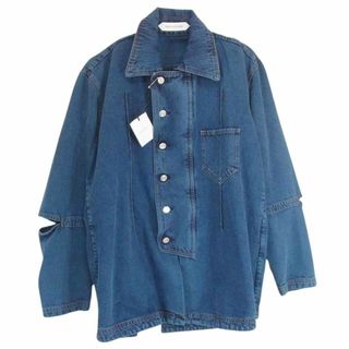 ナマチェコ NAMACHEKO 22SS MANNI DENIM SHIRT デニム シャツ ジャケット インディゴブルー系 XS【中古】(タンクトップ)