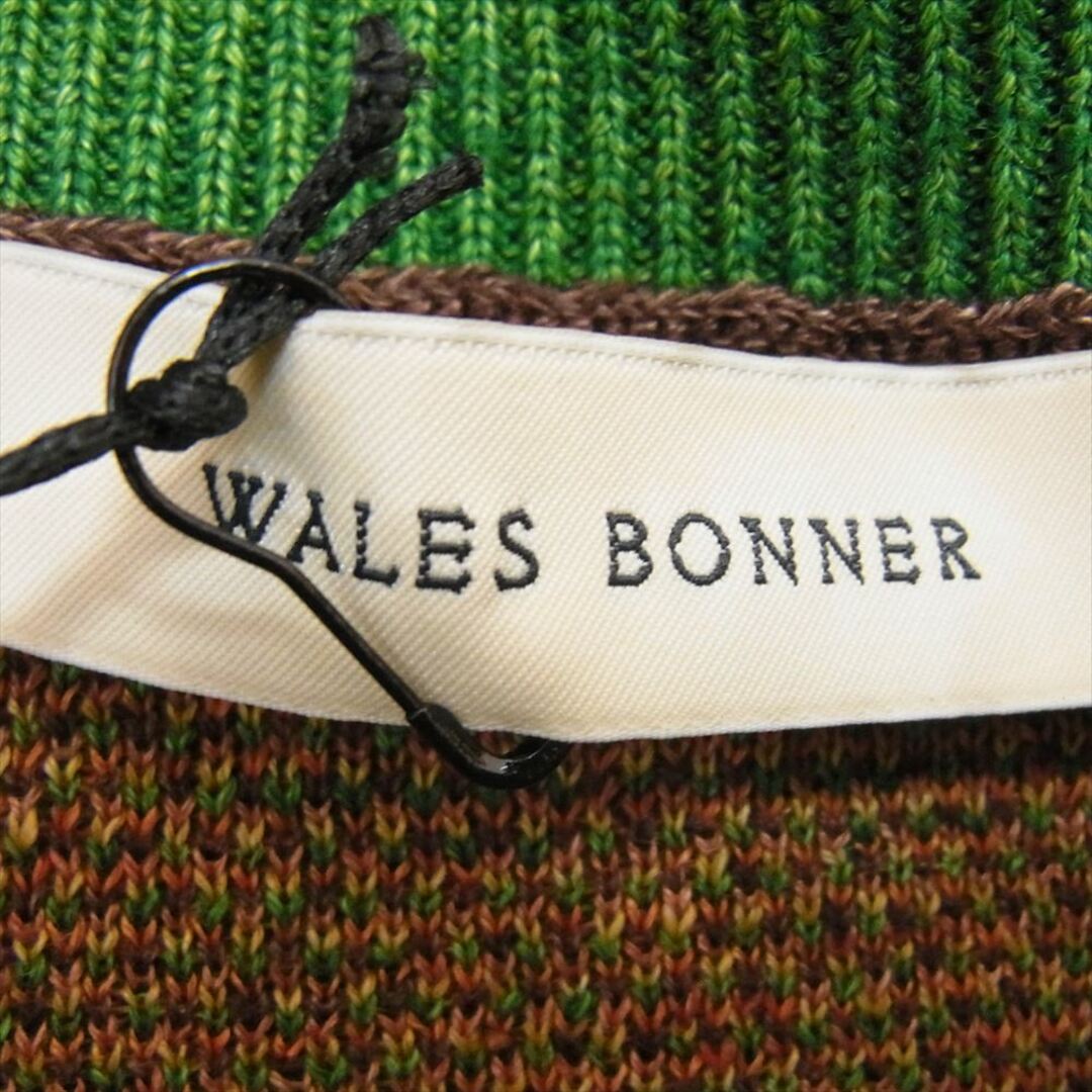 ウェールズボナー Wales Bonner 22SS MS22KN01 Orchestre jacquard sweater オーケストラ ジャガード ハイネック ニット セーター オレンジ系 XS【中古】 メンズのトップス(ニット/セーター)の商品写真