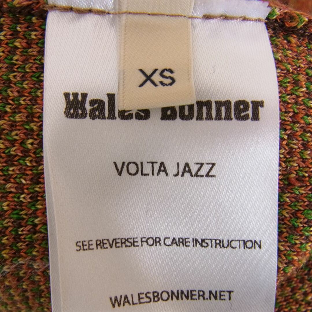 ウェールズボナー Wales Bonner 22SS MS22KN01 Orchestre jacquard sweater オーケストラ ジャガード ハイネック ニット セーター オレンジ系 XS【中古】 メンズのトップス(ニット/セーター)の商品写真