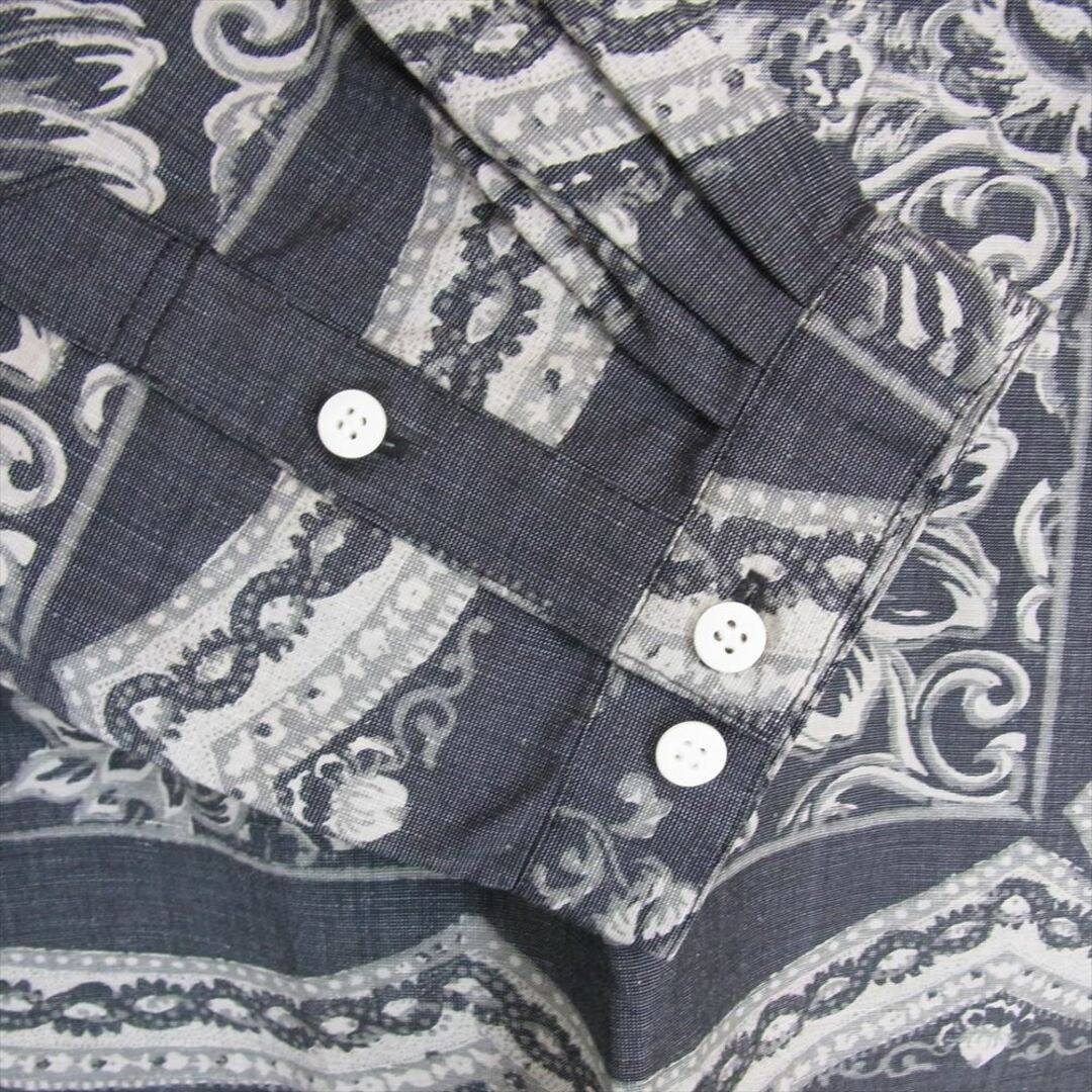 VISVIM(ヴィスヴィム)のVISVIM ビズビム 22SS 0122105011013 TUNIC P.O. WILDFLOWER P.W. チュニック プルオーバー 長袖 シャツ ブラック系 4【極上美品】【中古】 メンズのトップス(シャツ)の商品写真