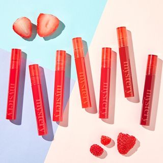 エチュードハウス(ETUDE HOUSE)のアイムミミ ミステリーフラッシュティント 004 ミステリーピーチクラッシュ(リップグロス)