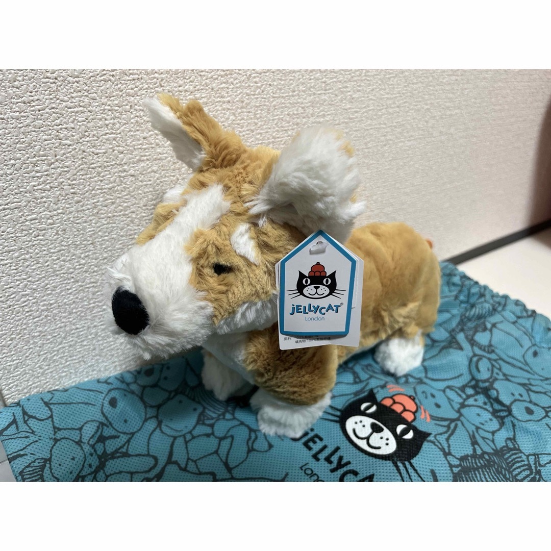 ジェリーキャット　jellycat コーギー　ぬいぐるみ エンタメ/ホビーのおもちゃ/ぬいぐるみ(ぬいぐるみ)の商品写真