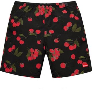 Supreme - supreme Nylon Water Short Black Cherry S