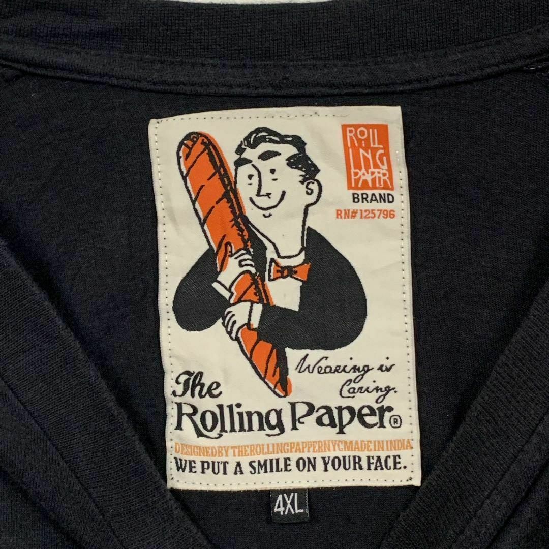 4XL オーバーサイズThe Rolling Paper 半袖 プリントシャツ メンズのトップス(Tシャツ/カットソー(半袖/袖なし))の商品写真