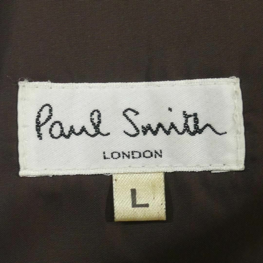 Paul Smith(ポールスミス)のPaul Smith ポールスミス レザーダウンジャケット 茶 フードJJ836 メンズのジャケット/アウター(ダウンジャケット)の商品写真