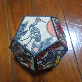 岐阜高山　真工藝　花札　木版画　さいころ　鈴　置物(置物)