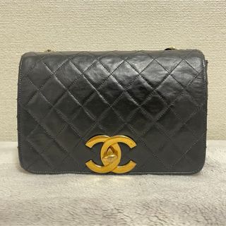 希少 CHANEL(シャネル) デカココ マトラッセ フルフラップ ショルダー