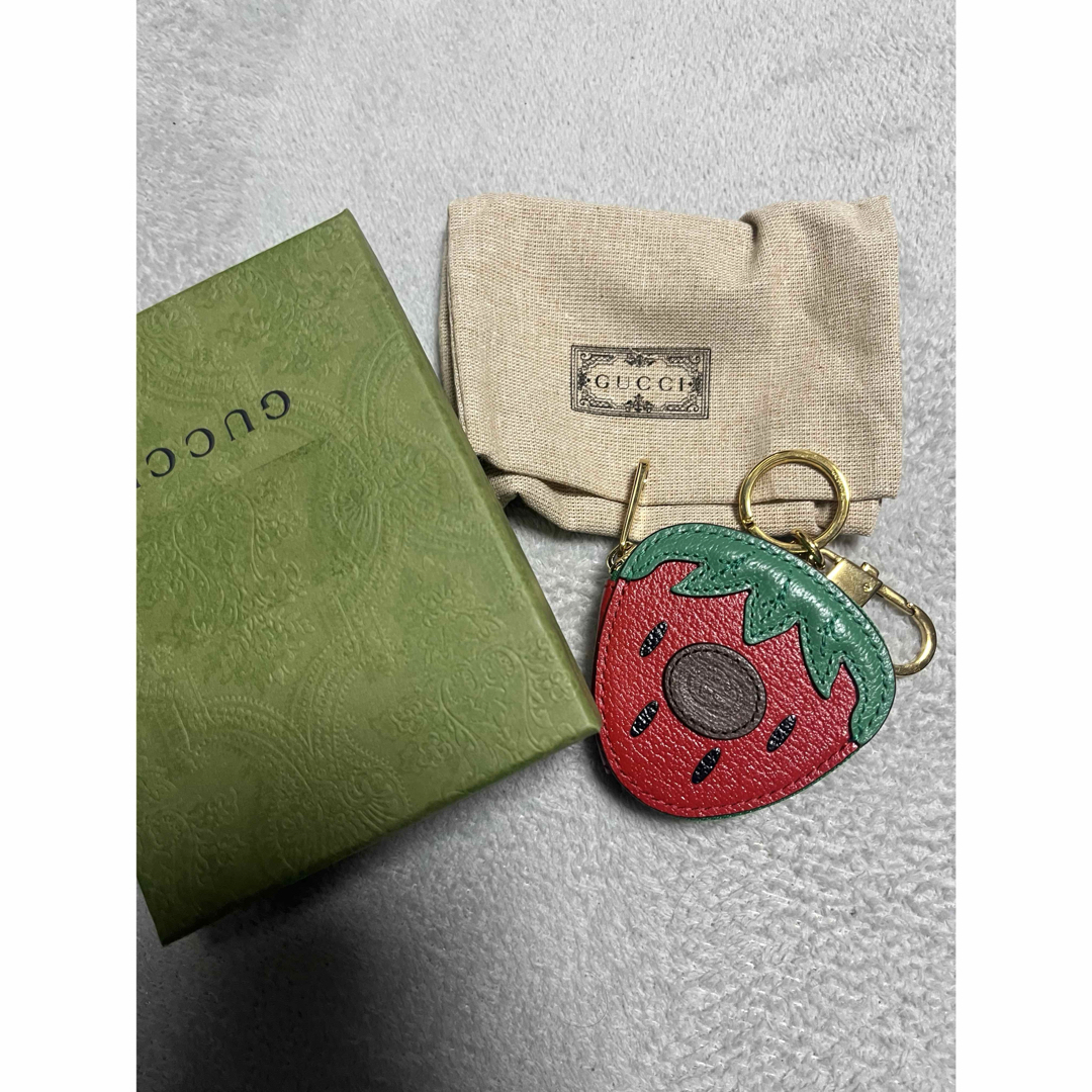 超美品】GUCCI Fruttini イチゴ ストロベリー コインケース 超美品】GUCCI Fruttini イチゴ ストロベリー コインケース