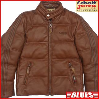 schott - アメリカ製 Schott 38 ショット M レザーダウンジャケット 