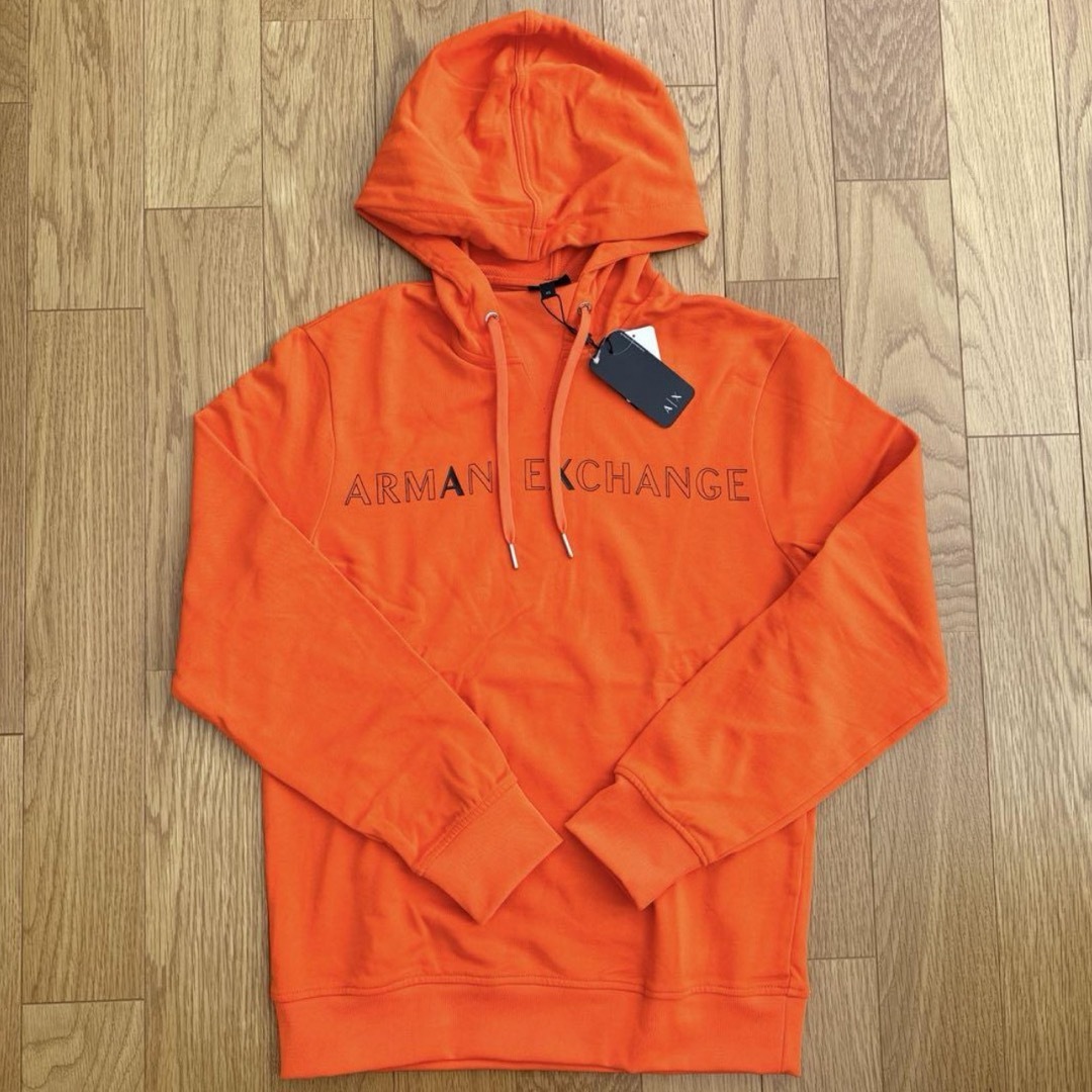 ARMANI EXCHANGE(アルマーニエクスチェンジ)のARMANI EXCHANGE メンズ　プルオーバー　パーカー　新品未使用タグ付 メンズのトップス(パーカー)の商品写真