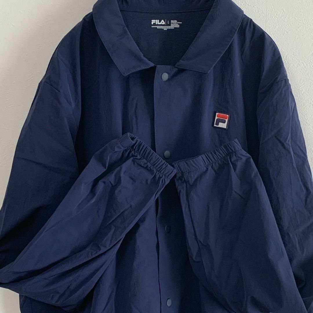 FILA アウター Lサイズ ネイビー メンズのジャケット/アウター(ブルゾン)の商品写真