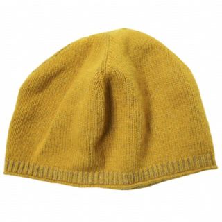 INIS MEAIN イニシュマン アイルランド製 MERINO LINEN KNIT CAP ウールリネンニットキャップ ONE SIZE マスタード ニット帽 ビーニー ワッチキャップ ユニセックス 帽子【中古】【INIS MEAIN】(ニット帽/ビーニー)