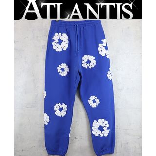 Denim Tears 銀座店 デニムティアーズ 新品 花柄 スウェットパンツ ブルー L 94023(その他)