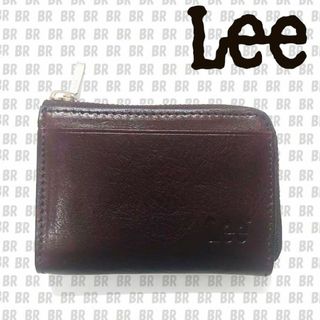 Lee - 未使用品　(Lee)　革製パスケース付きコインケース　チョコ